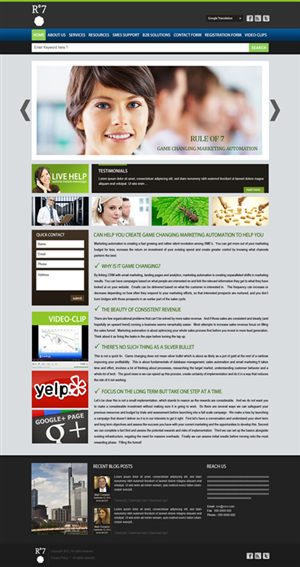 Wordpress Design by Vblue for this project | Design #1112340