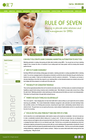 Diseño Wordpress por Vblue para este proyecto | Diseño: #1112572