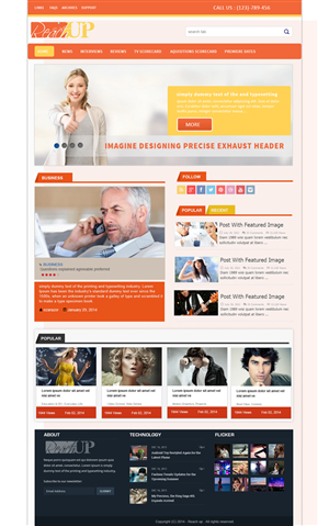 Wordpress Design by webxvision for LOCAL BUSINESS ROCKSTAR LLC | Design: #4002609