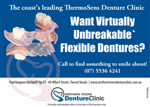 Advertisement Design by red rocket creative for Northern Rivers Denture Clinic | Design: #3906335