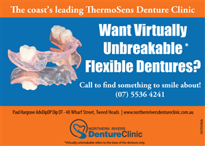 Advertisement Design by red rocket creative for Northern Rivers Denture Clinic | Design: #3913395