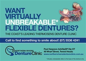 Advertisement Design by Yogi for Northern Rivers Denture Clinic | Design: #3914514