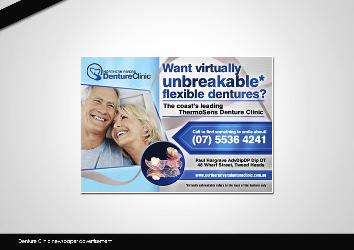 Advertisement Design by disign for Northern Rivers Denture Clinic | Design #3924977