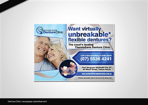 Denture Clinic needs a newspaper advertisement | Diseño Publicitario por disign