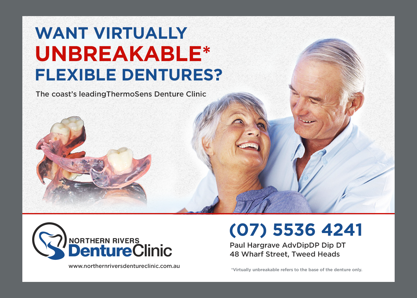 Design Publicitaire par yadunath pour Northern Rivers Denture Clinic | Design #3915216