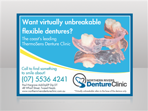 Advertisement Design by Mon01 for Northern Rivers Denture Clinic | Design: #3907527