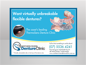 Advertisement Design by Mon01 for Northern Rivers Denture Clinic | Design #3908018