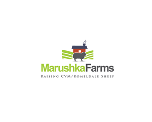 Marushka Farms, Raising CVM/Romeldale Sheep | Logo Design by Pv_999