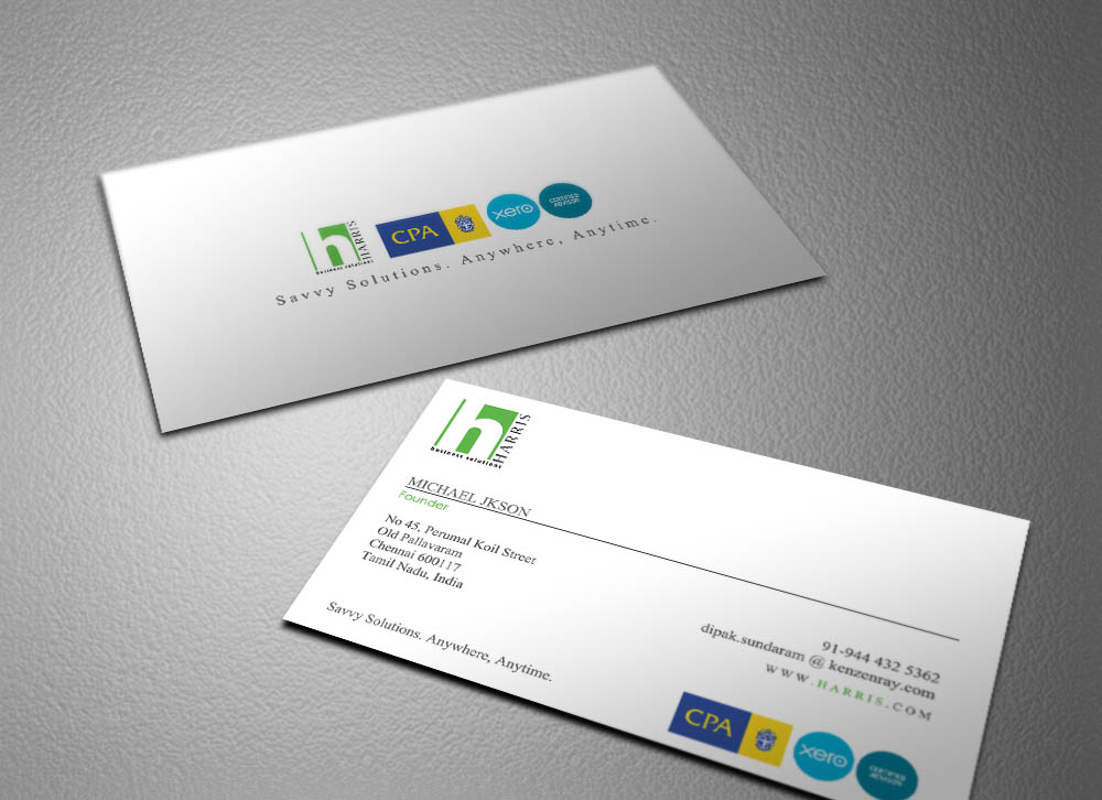 Business Card Design by SAIFUL 7 for KJ Harris & AJ LeBusque | Design #3913082