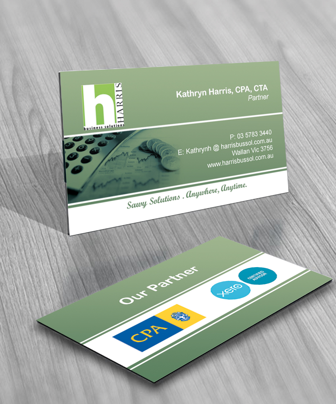 Business Card Design by Sing Wei for KJ Harris & AJ LeBusque | Design #3961335