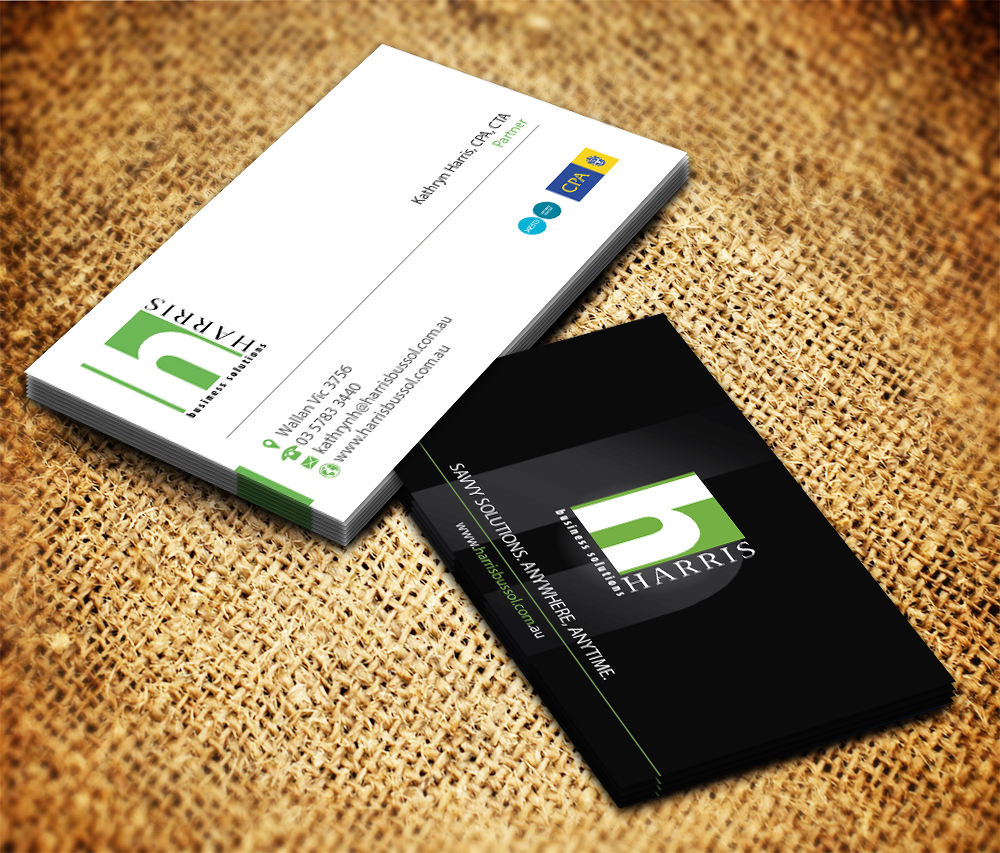 Business Card Design by Sarmishtha Chattopadhyay_loginchange for KJ Harris & AJ LeBusque | Design #3915128