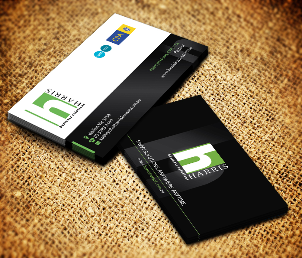 Business Card Design by Sarmishtha Chattopadhyay_loginchange for KJ Harris & AJ LeBusque | Design #3915210