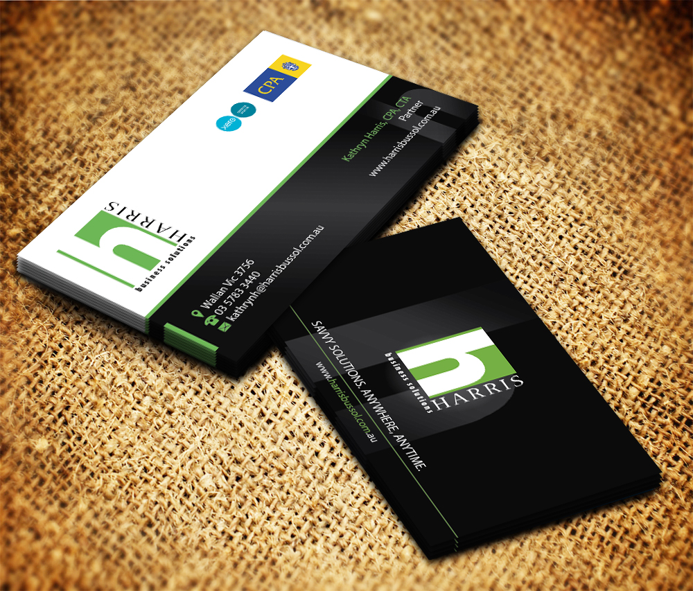 Business Card Design by Sarmishtha Chattopadhyay_loginchange for KJ Harris & AJ LeBusque | Design #3915248