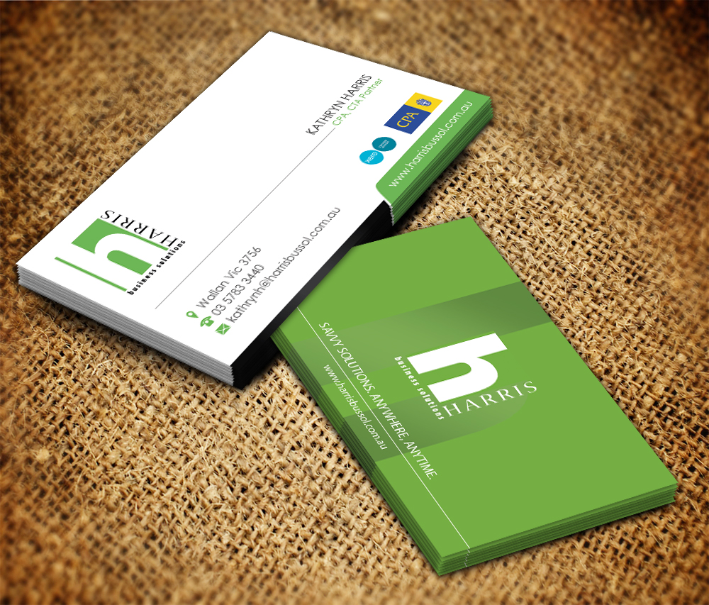 Business Card Design by Sarmishtha Chattopadhyay_loginchange for KJ Harris & AJ LeBusque | Design #3987554