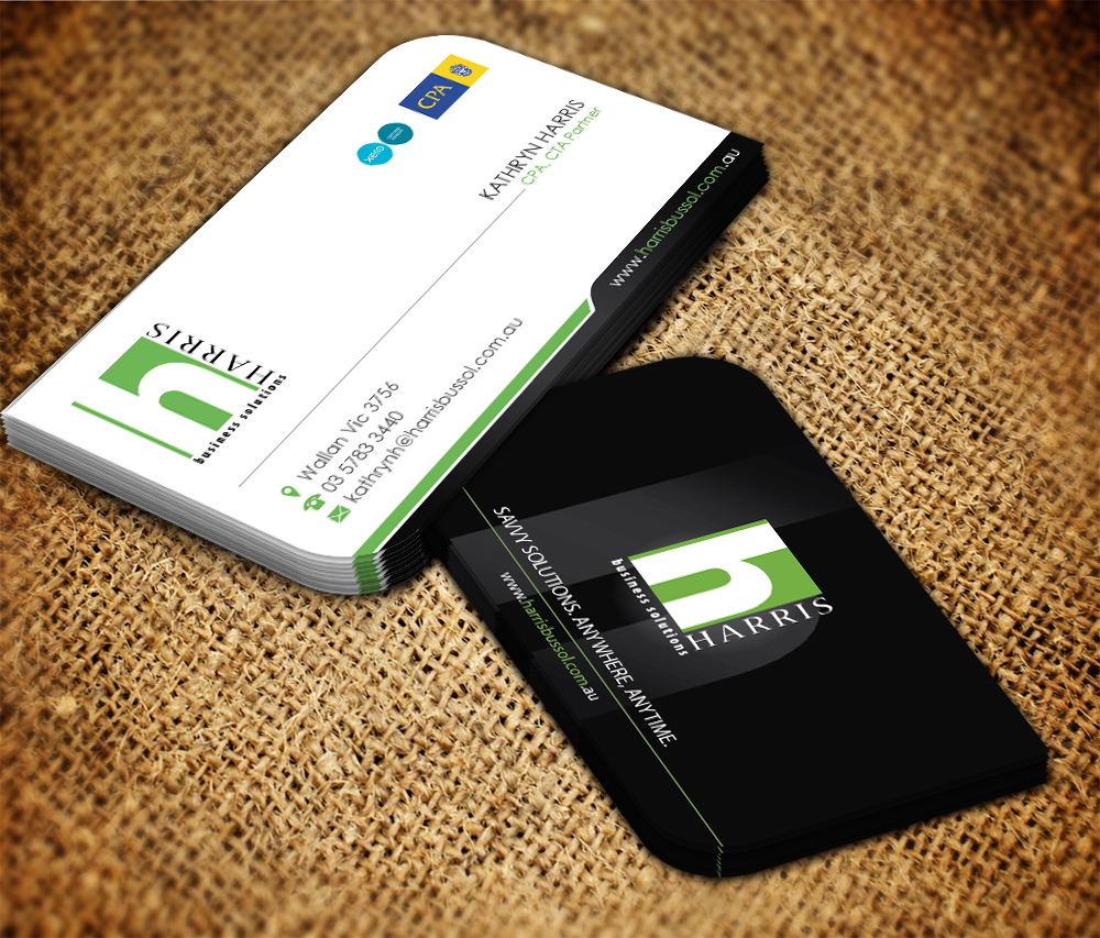 Business Card Design by Sarmishtha Chattopadhyay_loginchange for KJ Harris & AJ LeBusque | Design #3988176