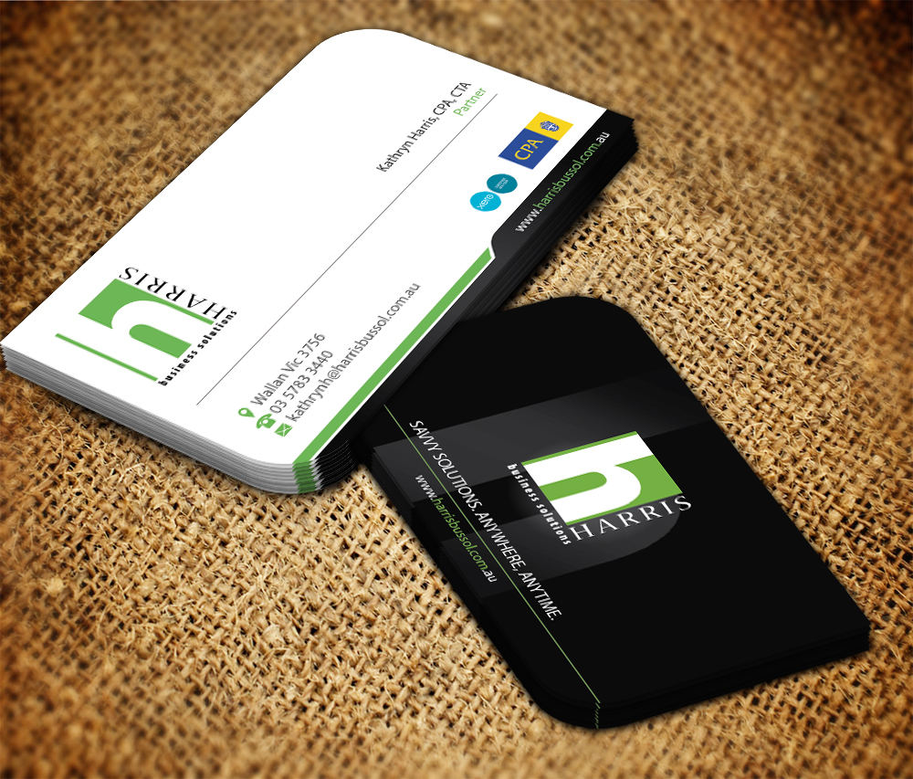 Business Card Design by Sarmishtha Chattopadhyay_loginchange for KJ Harris & AJ LeBusque | Design #4013585