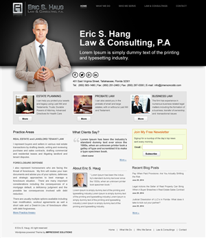 Wordpress Design by Impressive Sol