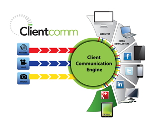 Client Communication Engine Graphic/Illustration | Illustration Design by TedAtkinson