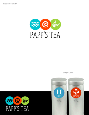 Papp'sTea | Logo Design by Lisa