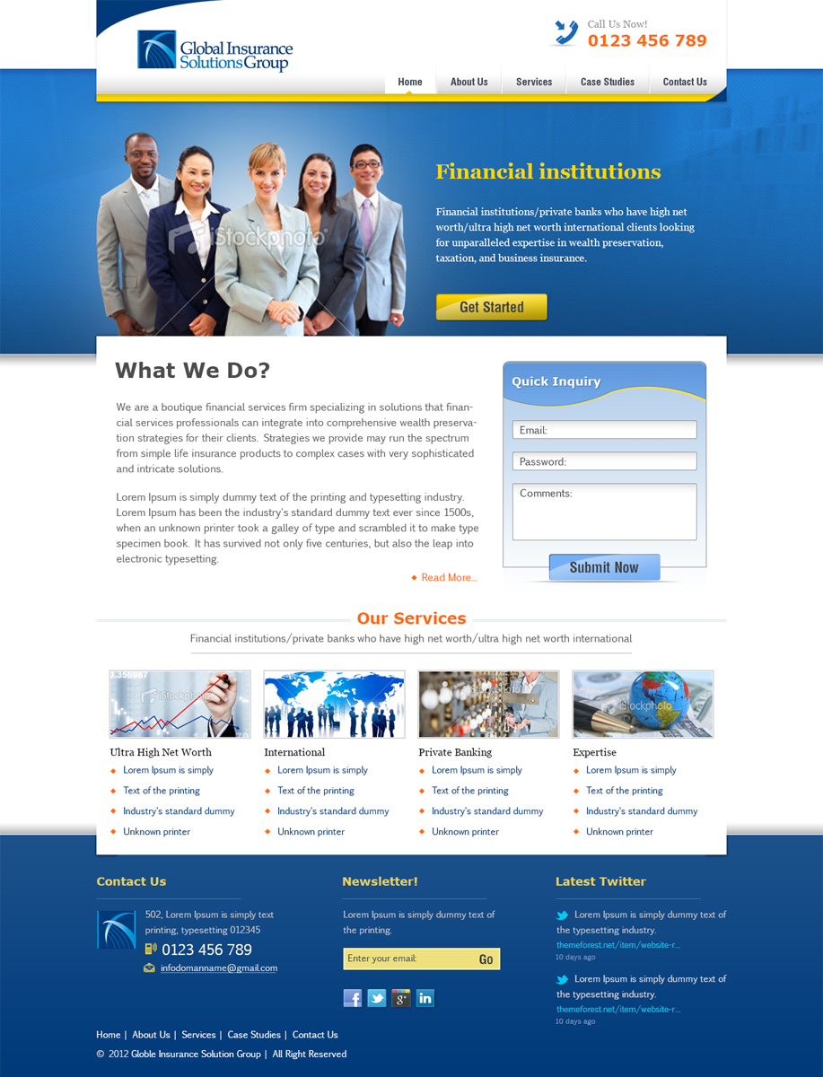 Web Design by Mayank Patel for this project | Design #1064864