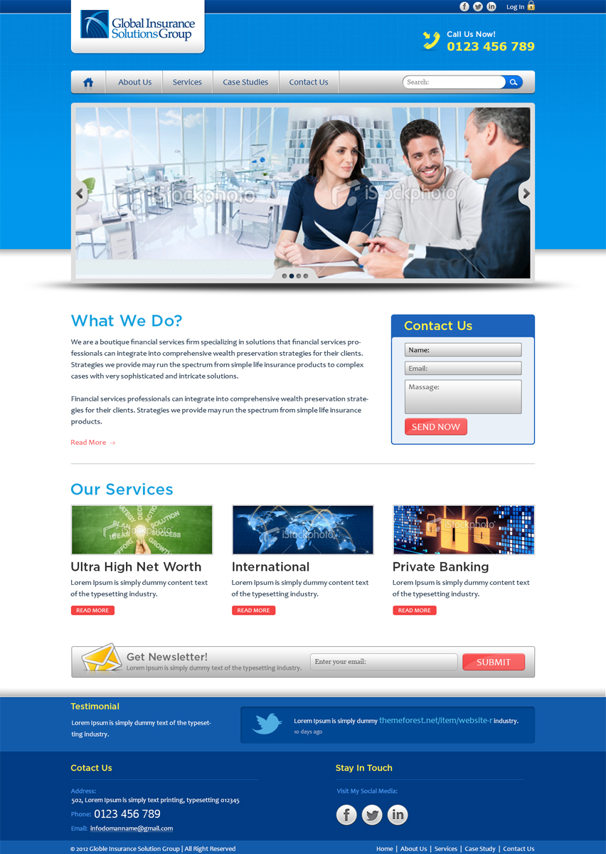 Web Design by Mayank Patel for this project | Design #1070995