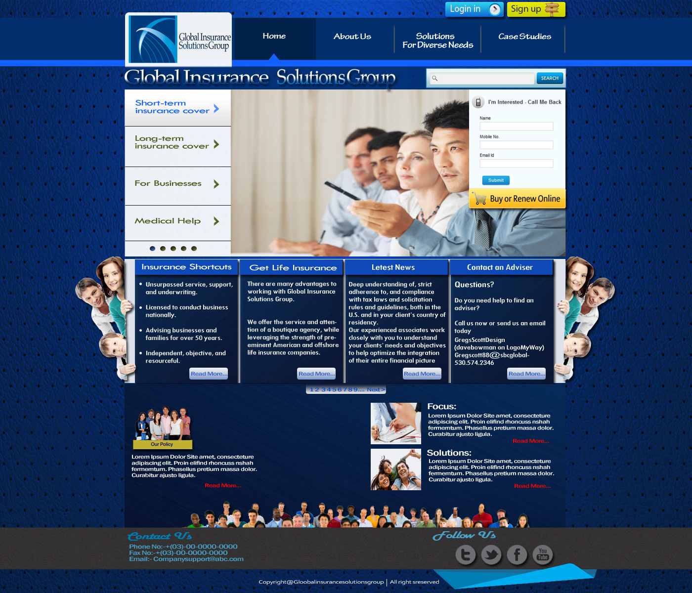 Web Design by spsingh for this project | Design #1063597