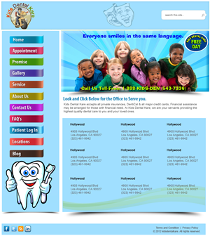 Diseño Wordpress por Xtilez para Kids Dental Kare | Diseño: #1079852