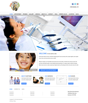 Wordpress Design by pb for Kids Dental Kare | Design: #1071792