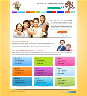 Diseño Wordpress por pb para Kids Dental Kare | Diseño: #1074589
