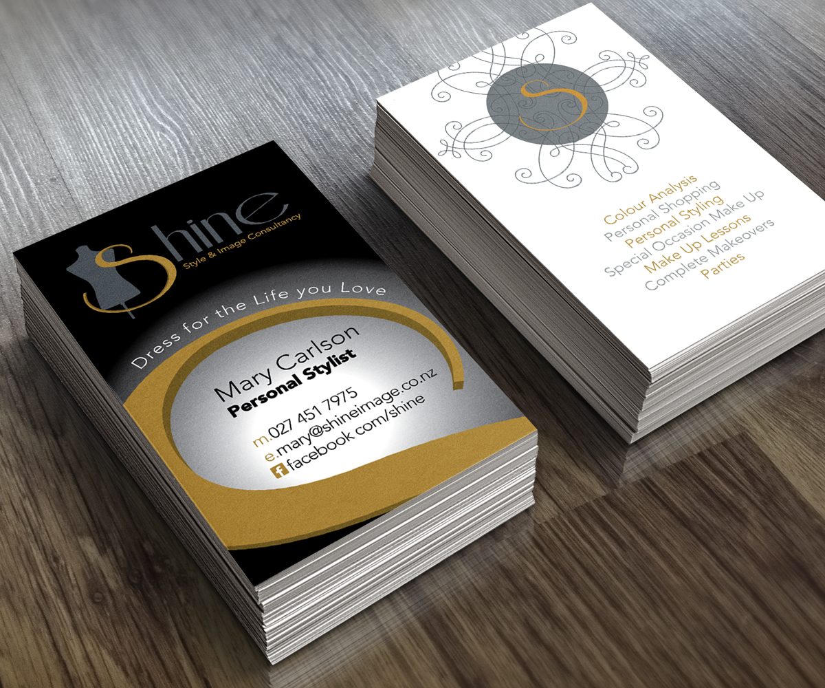 Business Card Design by see why for Shine | Design #3932261