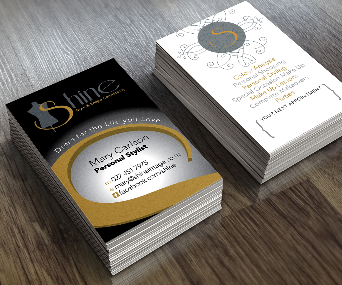 Business Card Design by see why for Shine | Design #3974940