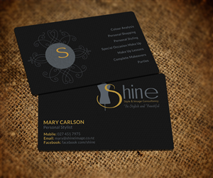 Business Card Design by Sarah Haroon for Shine | Design: #3911710