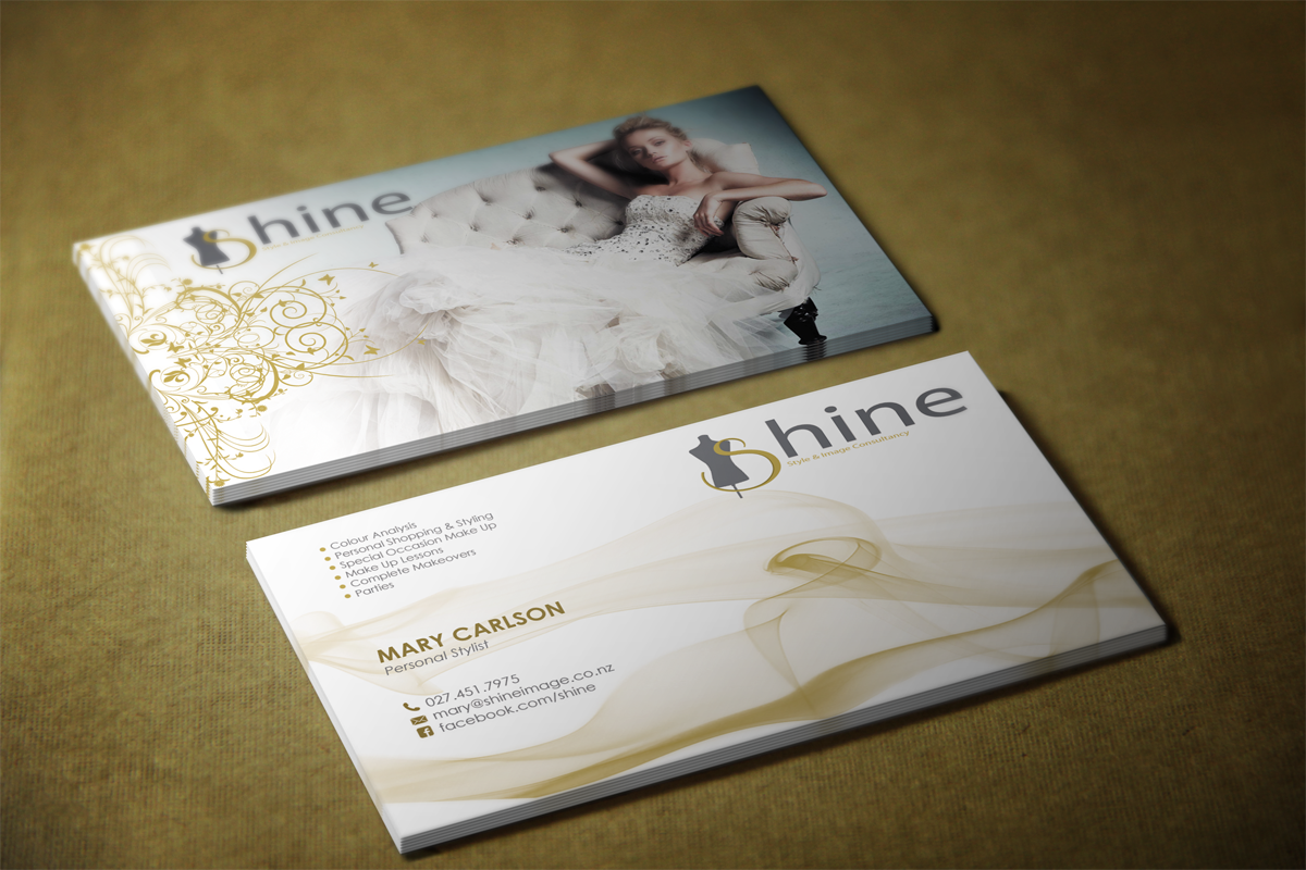 Visitenkarten-Design von maylo für Shine | Design #3915179