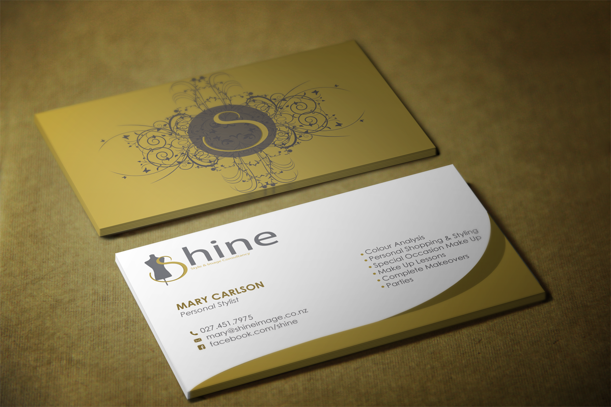 Business Card Design by maylo for Shine | Design #3946326