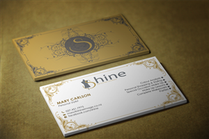 Business Card Design by maylo for Shine | Design: #3991990