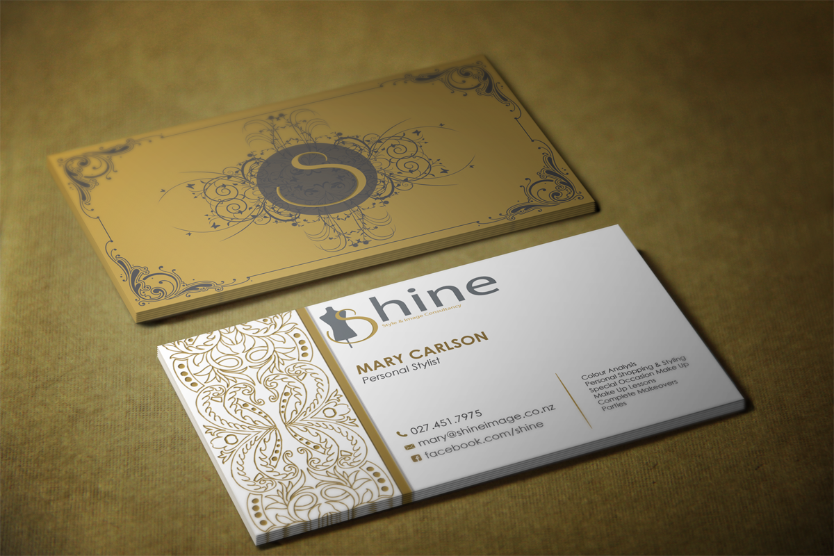 Business Card Design by maylo for Shine | Design #3992241