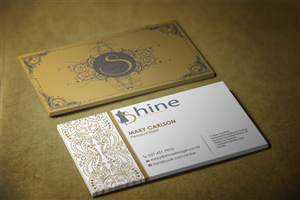 Business Card Design by maylo for Shine | Design: #3992241