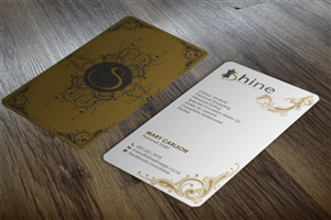 Business Card Design by maylo for Shine | Design: #4006037