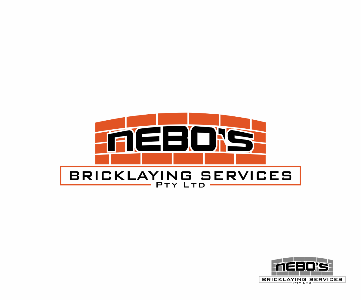 Logo Design by ninisdesign for Nebo''''s Bricklaying Services Pty Ltd | Design #3911499