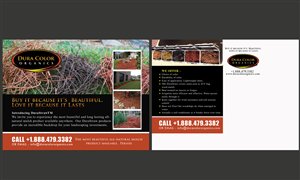 DuraColor Organics Postcard Design | Postcard Design by NatPearlDesigns