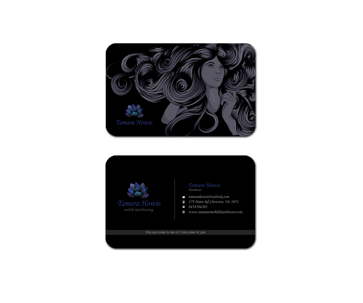 Visitenkarten-Design von BASSA für Tamara''s Mobile Hairdressing | Design #3915309