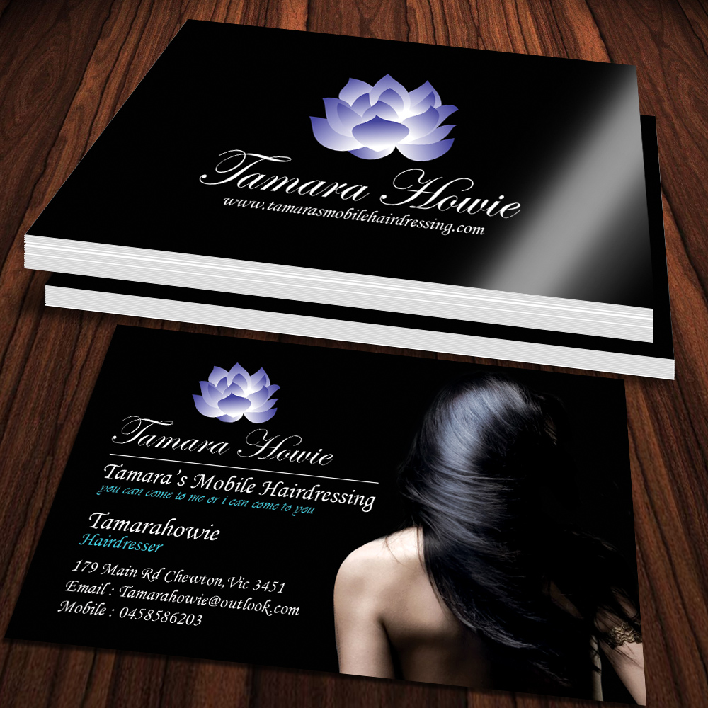Diseño de Tarjeta de Presentación por Sandaruwan para Tamara''s Mobile Hairdressing | Diseño: #3915181