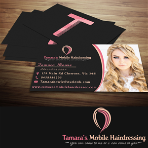Tamara''''''''s Mobile Hairdressing | Business Card Design by Professor P