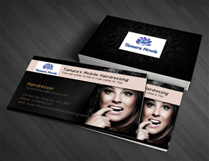 Diseño de Tarjeta de Presentación por  Artman para Tamara''s Mobile Hairdressing | Diseño: #3912392