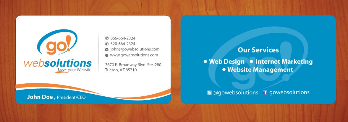 Business Card Design by Sbss for Digital Intuitive LLC | Design #1052049
