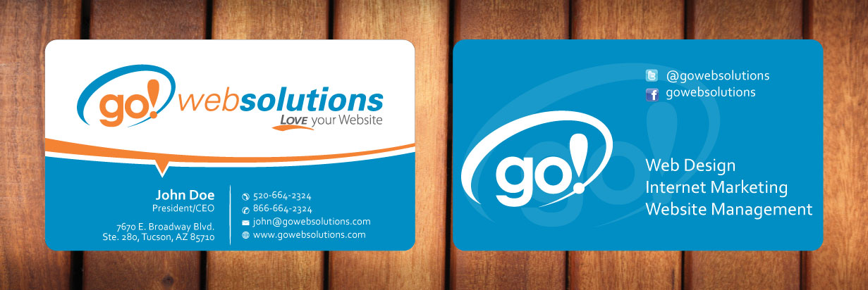 Internet Company Business Card