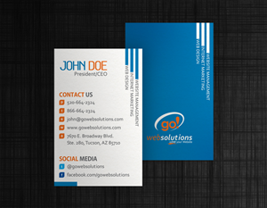 Business Card Design by Web Skippers for Digital Intuitive LLC | Design: #1074620