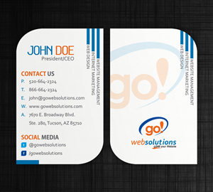 Diseño de Tarjeta de Presentación por Web Skippers para Digital Intuitive LLC | Diseño: #1088321