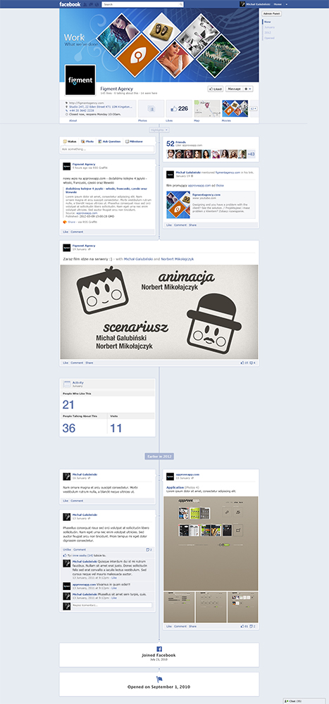 Facebook Design by Mayank Patel for this project | Design #3955902