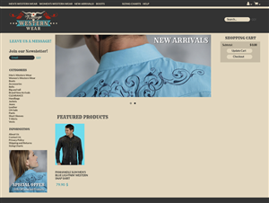 Web Design by karolin for VintageWesternWear.Com | Design: #3951783
